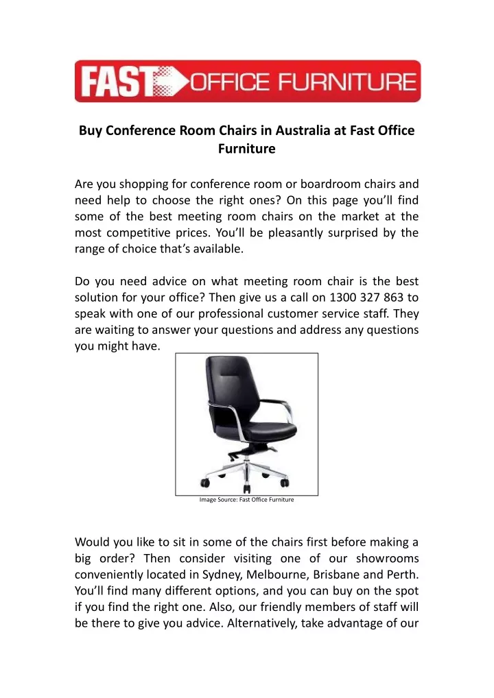 buy conference room chairs in australia at fast