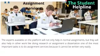 How Use to Assignment Services?