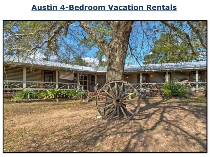 austin 4 bedroom vacation rentals