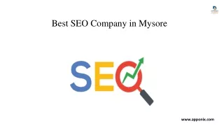 Best SEO Company in Mysore