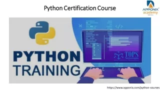 PYTHON CERTIFICATION COURSES