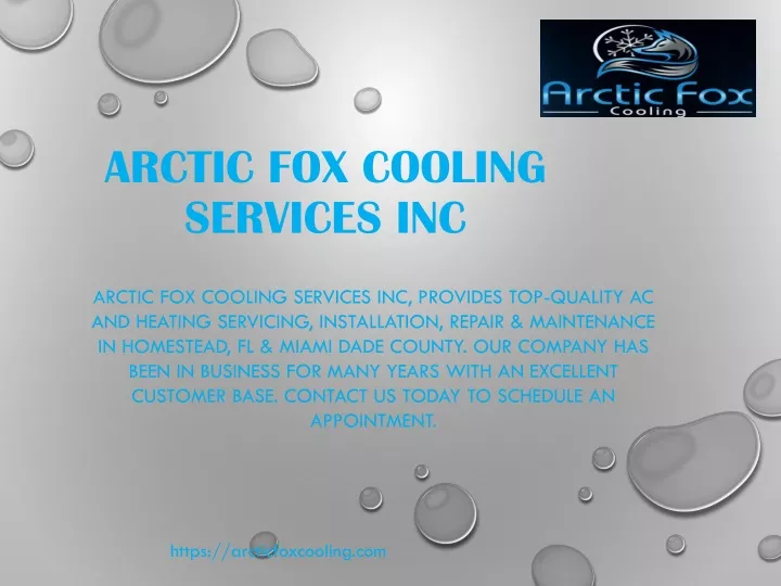 arctic fox cooling services inc