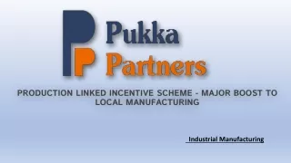 PRODUCTION LINKED INCENTIVE SCHEME (1)