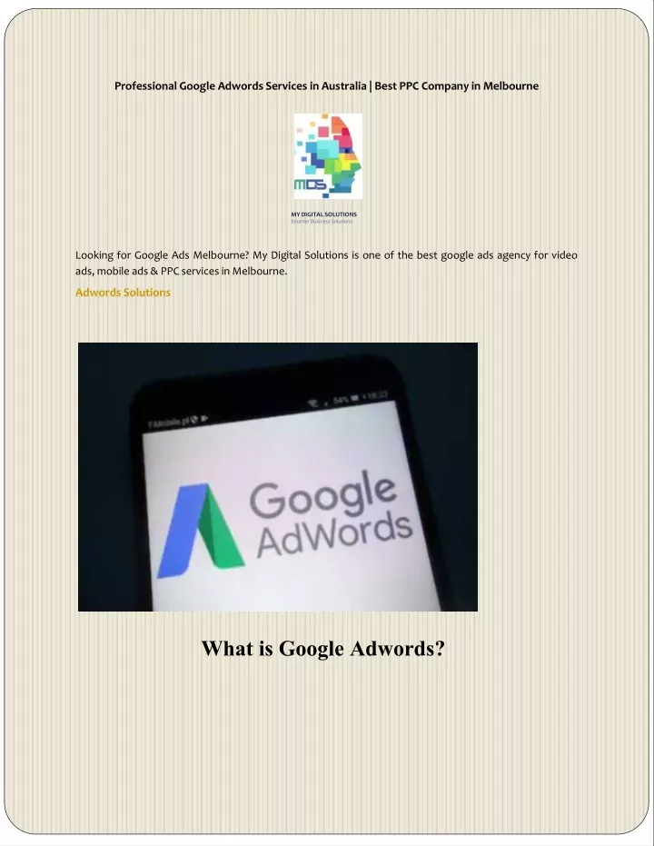 professional google adwords services in australia