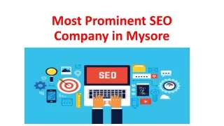 Most Prominent SEO Company in Mysore