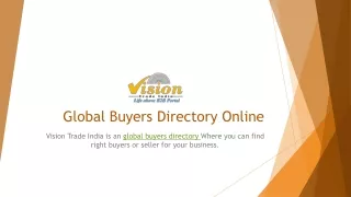 global buyers directory online