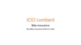 Buy Bike Insurance Online in India