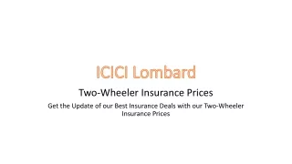 Get the Update of Our Best Insurance Deals with Our Two-wheeler Insurance Prices