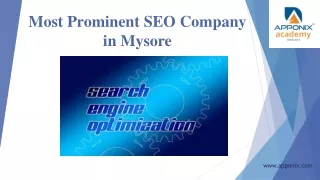 SEO company in Mysore