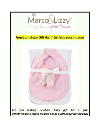 Newborn Baby Gift Girl  Littlethreadsinc