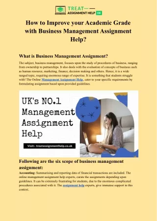 how to improve your academic grade with business