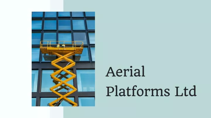 aerial platforms ltd
