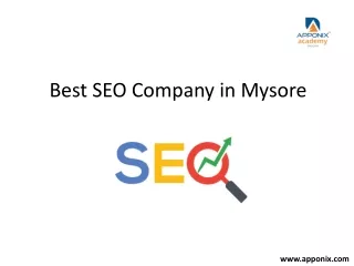 Best SEO Company in Mysore