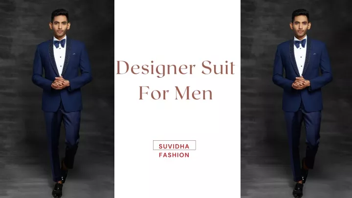 designer suit for men