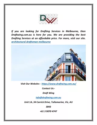 if you are looking for drafting services