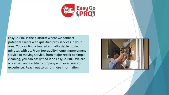 easygo pro is the platform where we connect