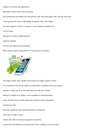 mxspy is an iphone spy application