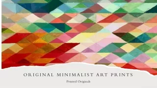 Original Minimalist Art Prints -PrintedOriginals