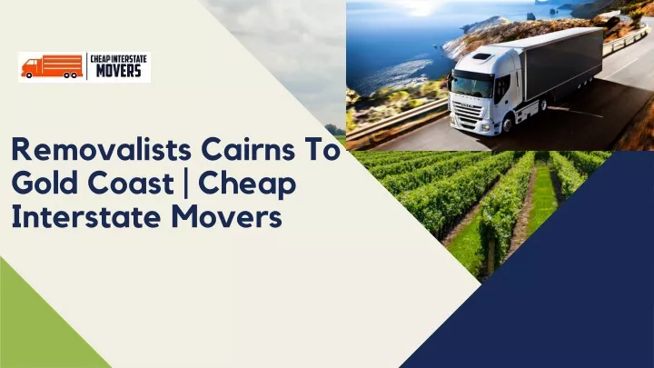 removalists cairns to gold coast cheap interstate