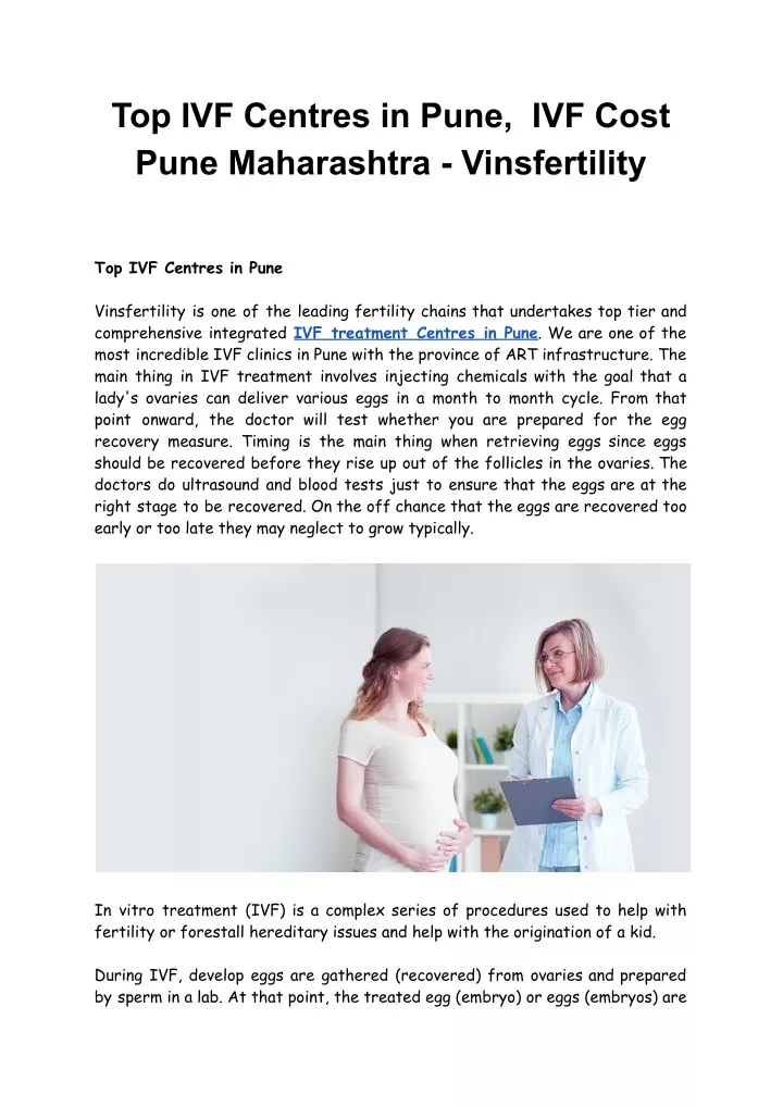 top ivf centres in pune ivf cost pune maharashtra