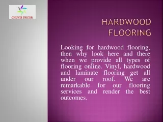 Hardwood Flooring in Ghana