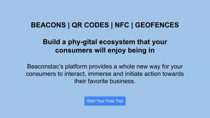 beacons qr codes nfc geofences
