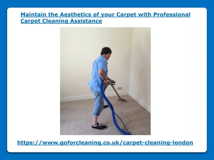 maintain the aesthetics of your carpet with