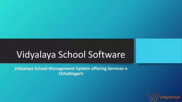 vidyalaya school software