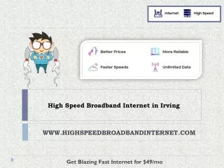high speed broadband internet in irving