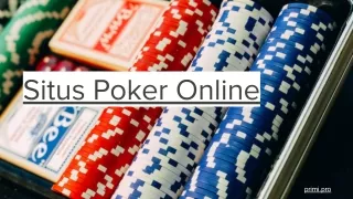 Situs Poker Online
