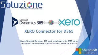 xero connector for d365