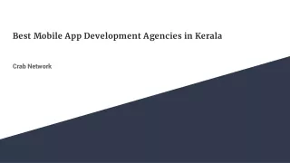 best mobile app development agencies in kerala