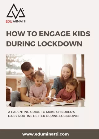 how to engage kids during lockdown