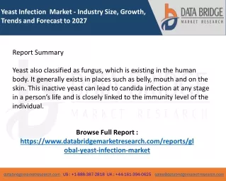 yeast infection market industry size growth