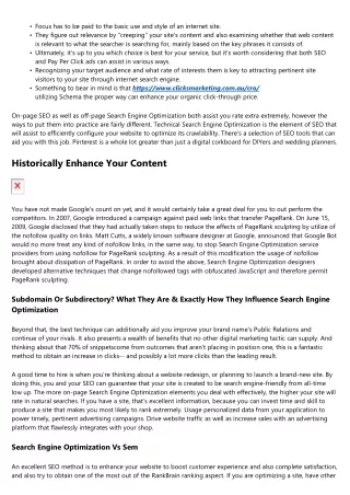 Seo Clarified