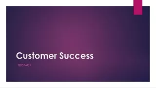 Customer Success App | SaaS Customer Success | Tekstack