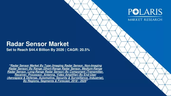 radar sensor market set to reach 44 4 billion by 2026 cagr 20 5