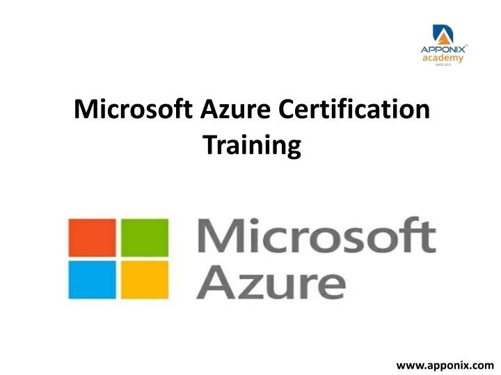 microsoft azure certification training