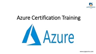 Azure certification training