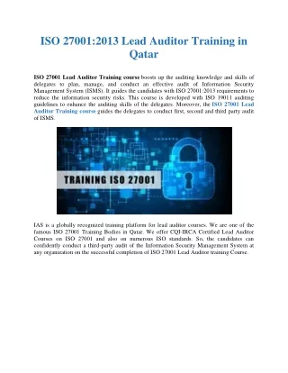 ISO 27001 ISMS Certification in Saudi Arabia | ISO Certification Body