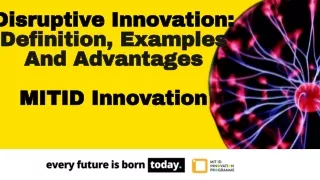 disruptive innovation definition examples
