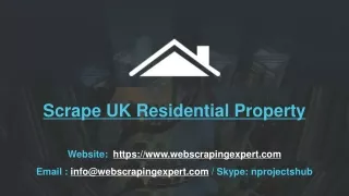 scrape uk residential property