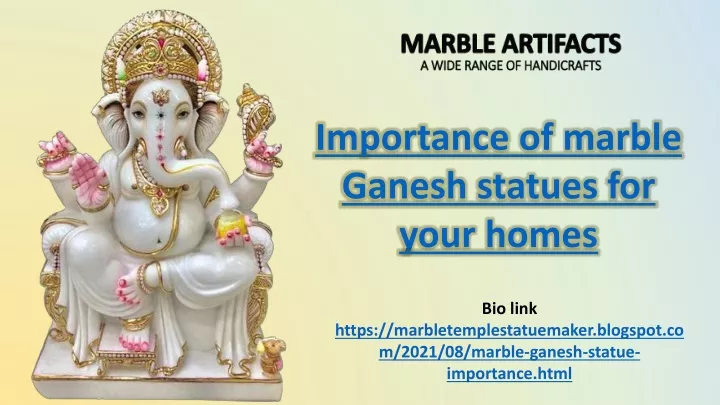 importance of marble ganesh statues for your homes