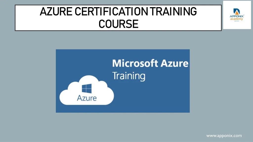 PPT - Azure Certification Training Course PowerPoint Presentation, free ...