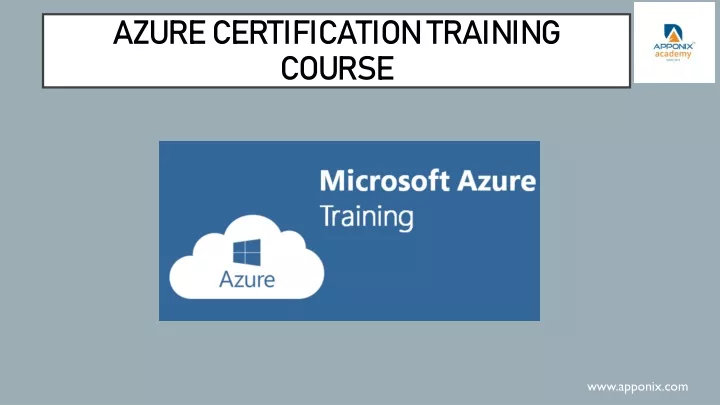 azure certification training course