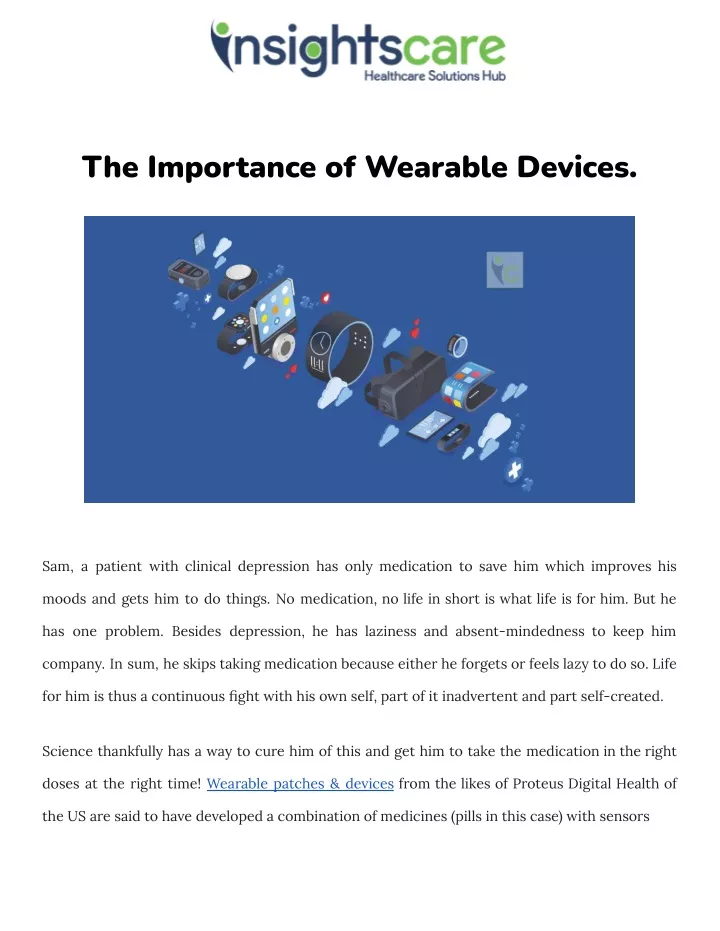 the importance of wearable devices