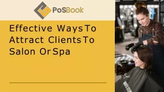 Effective Ways To Attract Clients To Salon Or Spa