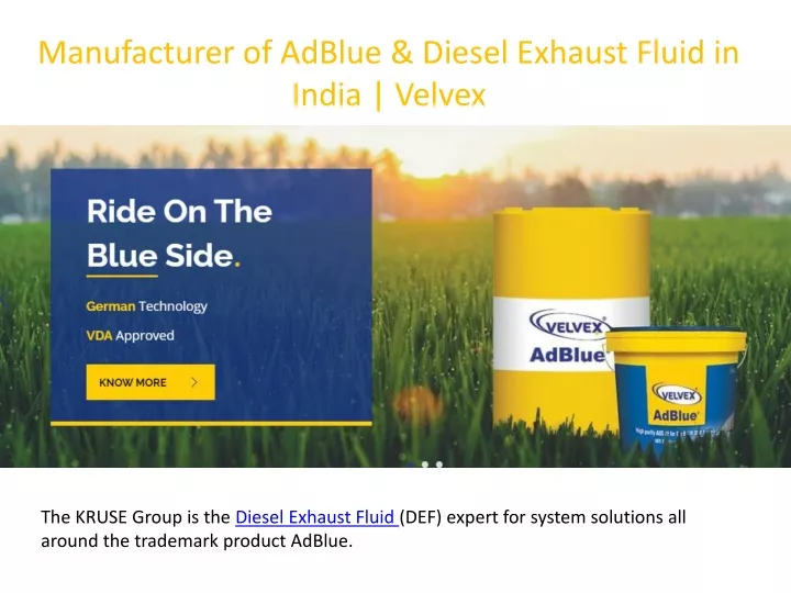 manufacturer of adblue diesel exhaust fluid