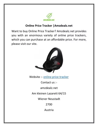 online price tracker amzdealz net