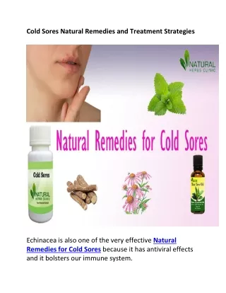 Cold Sores Natural Remedies and Treatment Strategies-converted